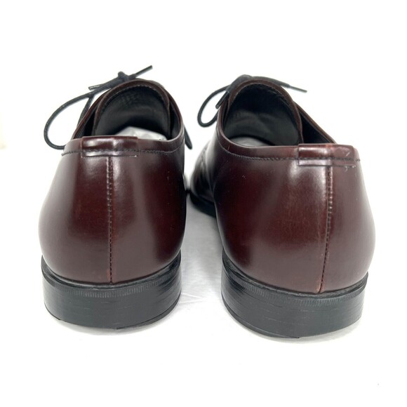 Prada Mens Burgandy Leather Derby Shoes Size 7 main image 9